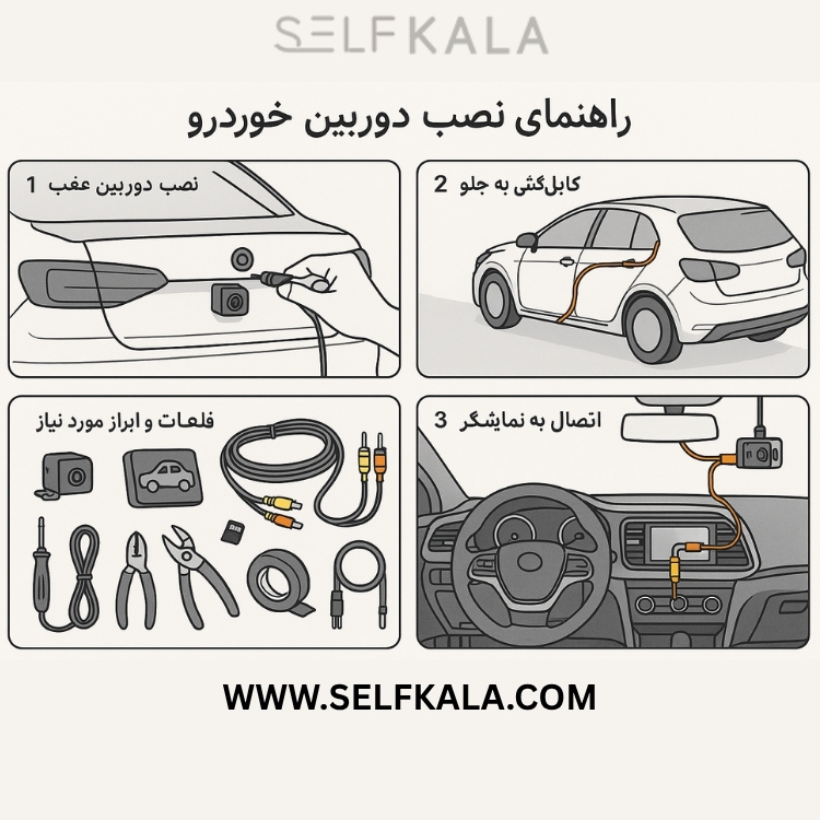 نصب دوربین ماشین